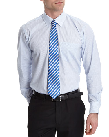 Cotton Rich Design Shirt And Tie